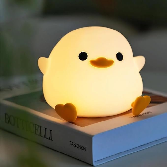 LED Night Lights Touch Sensor, USB Rechargeable, 7-Color Changing Lamp for Kids’ Room & Baby Gift (Do Duck-Multi) - Image 2