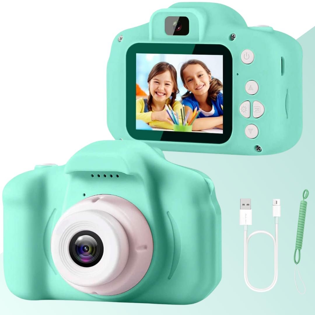 Kids Digital Camera for Children – Cute Mini Toy Camera with LCD Screen, USB Rechargeable Battery, Wrist Strap Included, Easy-to-Use Buttons, Lightweight and Durable Design, Perfect Gift for Boys and Girls for Birthdays, Holidays, Travel, and Creative Play - Image 8