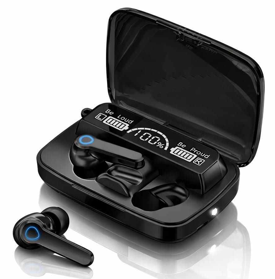 M19 TWS, Truly Wireless Earbud with LED Display & Dedicated Torch, 30hrs Playtime & Fast Charging, Bluetooth 5.1 with ENC, Low Latency, IPX7 Sweat-Proof, Built-in Mic with Deep Bass - Image 9