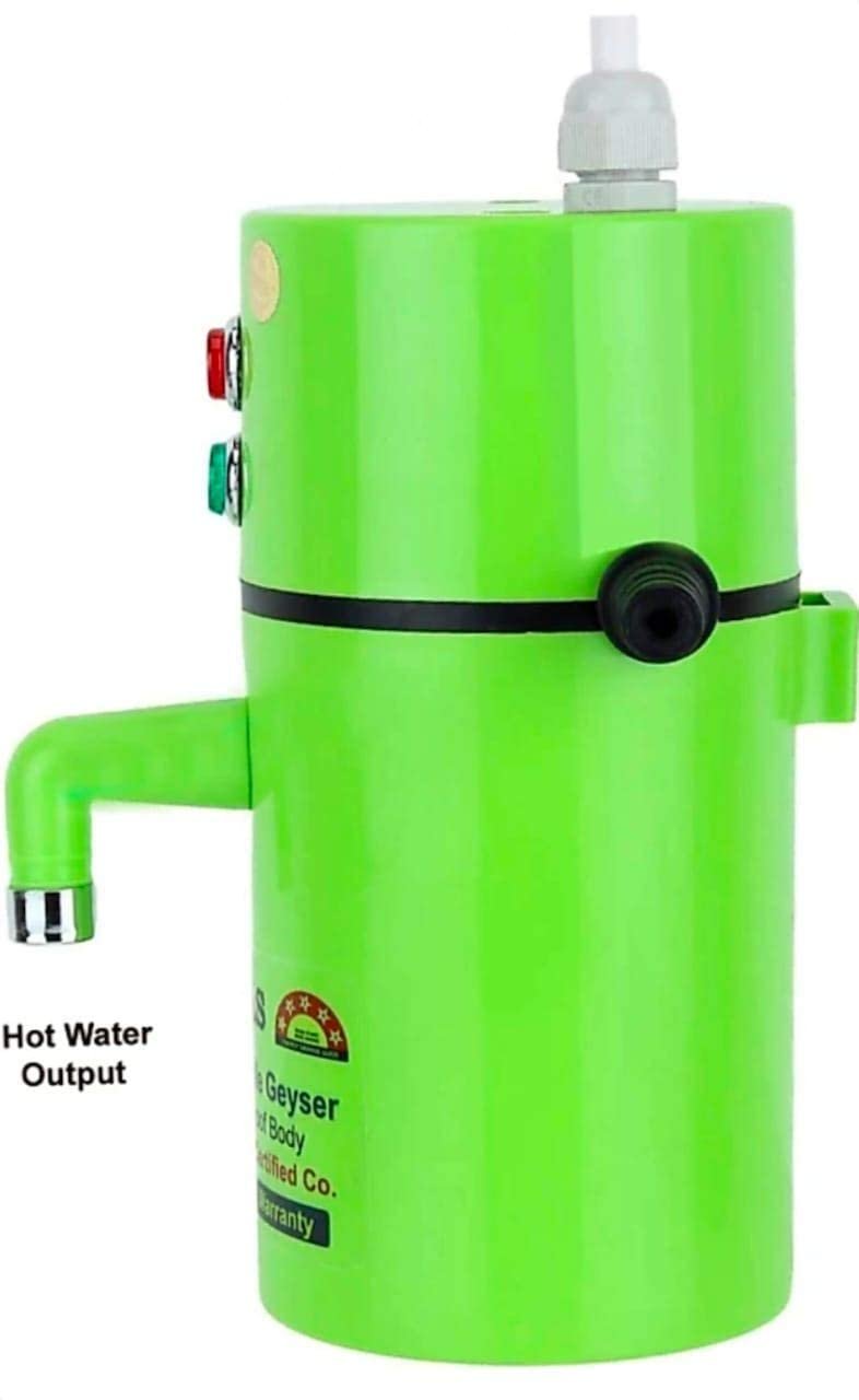 Instant Water Geyser Blue Colour, Portable Electric Water Heater with Fast Heating Technology, Compact & Energy Efficient Mini Geyser for Home, Kitchen & Travel Use, Durable Body with Easy Installation - Image 5