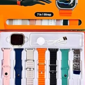 Big 2.3 Ultra 3 Smart Watch with 7-in-1 Interchangeable Straps, HD Display, Multiple Colors, Smart ISK Technology