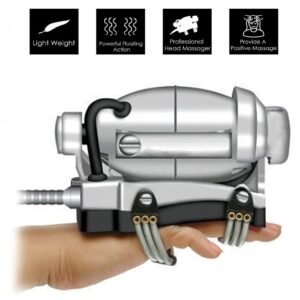 110V Handheld Full Body Massager, Powerful Electric Vibration Massager for Head, Neck, Back, Shoulders, Arms & Legs, Deep Tissue Muscle Relaxation & Stress Relief Massager, Silver