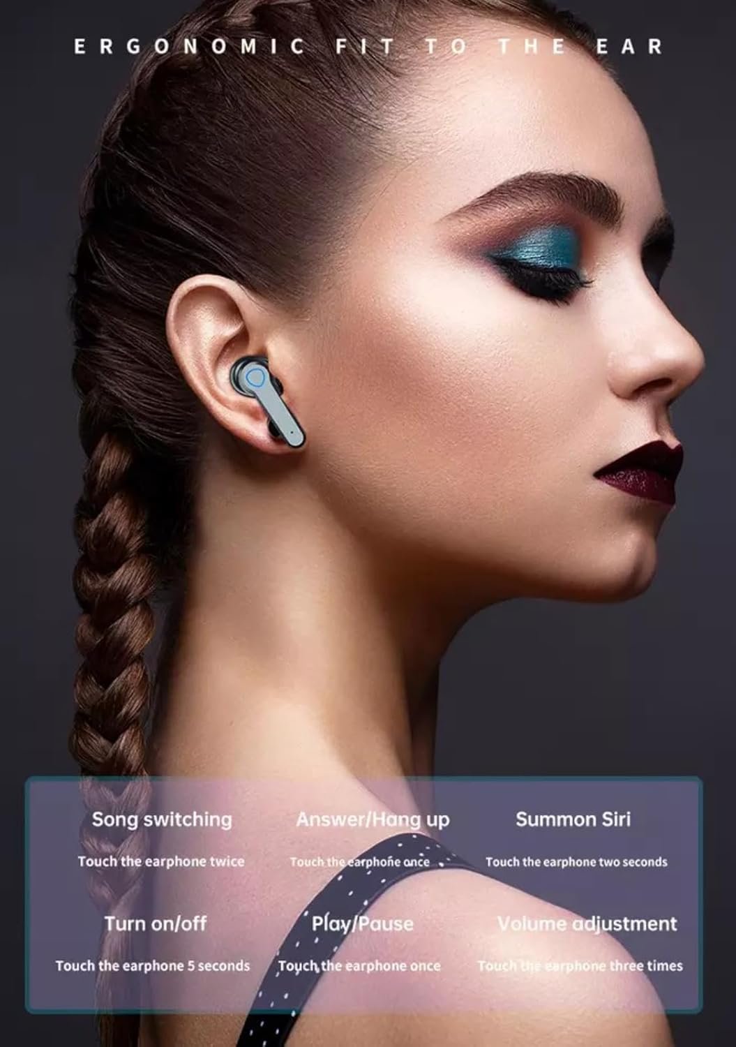 M19 TWS, Truly Wireless Earbud with LED Display & Dedicated Torch, 30hrs Playtime & Fast Charging, Bluetooth 5.1 with ENC, Low Latency, IPX7 Sweat-Proof, Built-in Mic with Deep Bass - Image 5