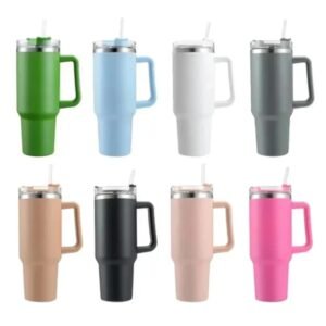 Mini Stainless Steel Tumbler (1pc) - 300ML (Random Color) The Sleek, Compact Design fits Most Cup Holders Perfect for Coffee, Tea, Smoothies, or Any hot or Cold Beverage