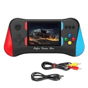 300G Retro Handheld Gaming Console X7M — 3.5 Inch HD Screen, 400 in 1 Built-in Games, Portable Rechargeable Mini Video Game Player with Gamepad, TV Output, Dual Player Mode for Kids Visit the