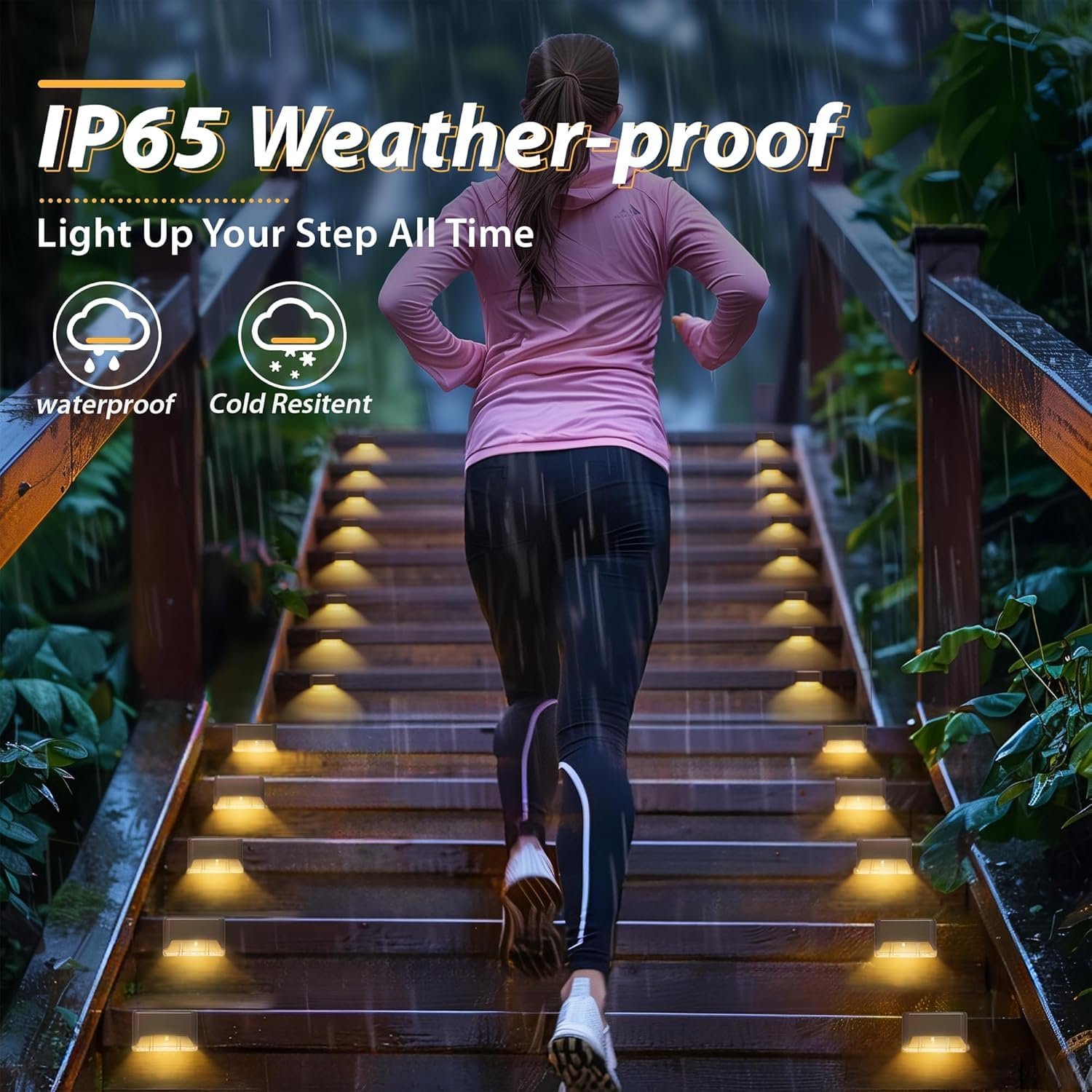 Led Solar Light Outdoor Garden Solar Powered Waterproof Lights for Home Balcony, Terrace, Deck, Gate, Wall, Steps, Stairs (12, Standard) - Image 6