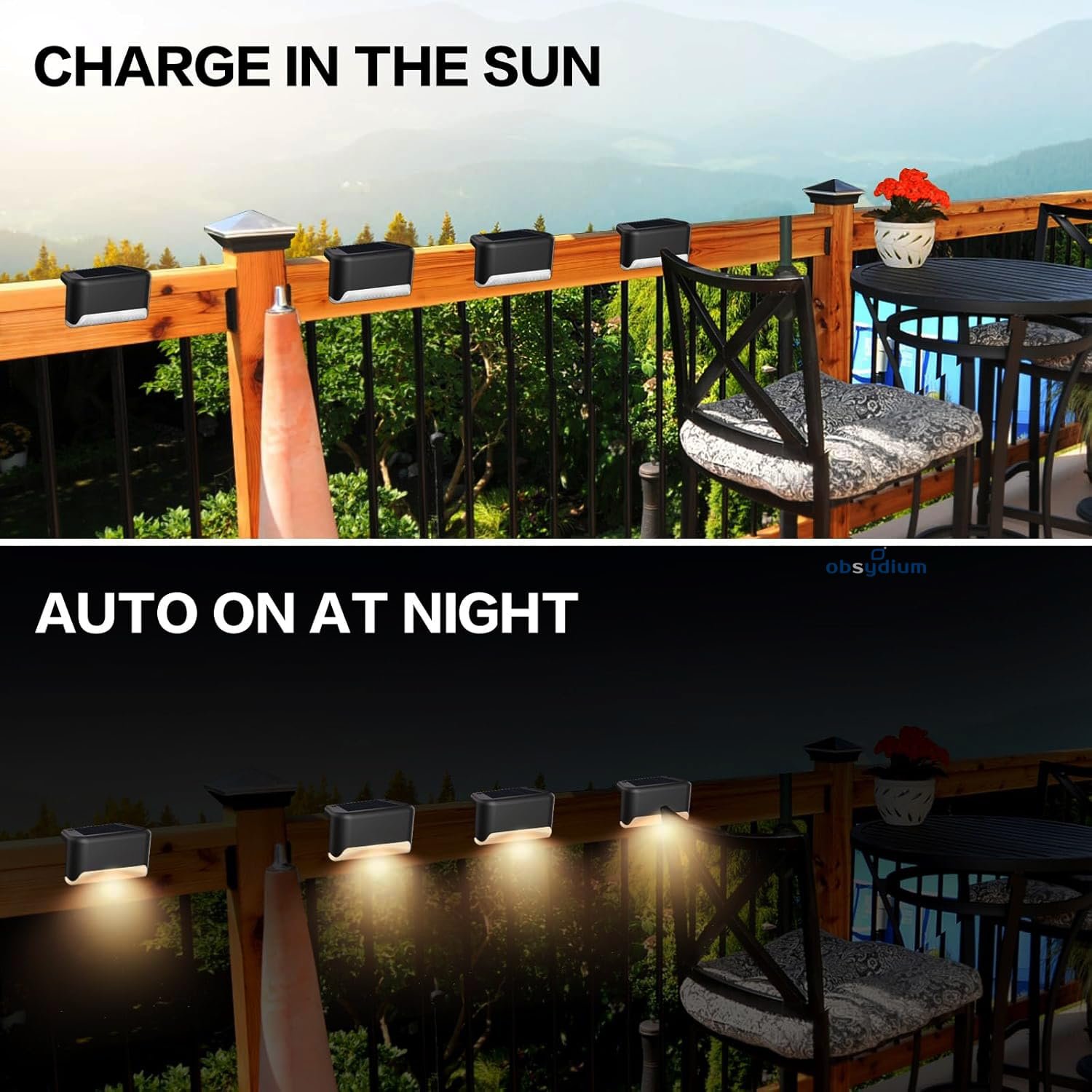 Led Solar Light Outdoor Garden Solar Powered Waterproof Lights for Home Balcony, Terrace, Deck, Gate, Wall, Steps, Stairs (12, Standard) - Image 9