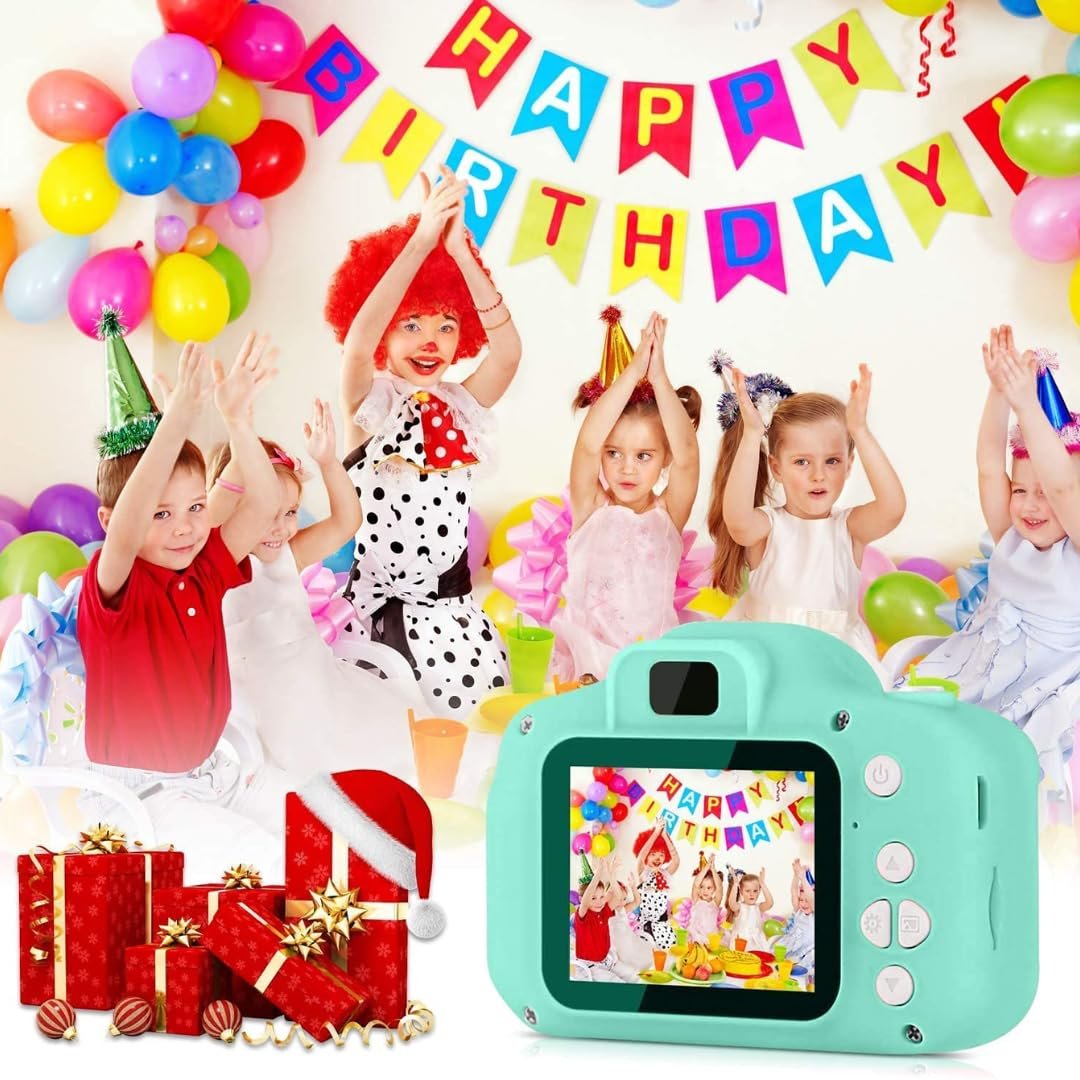 Kids Digital Camera for Children – Cute Mini Toy Camera with LCD Screen, USB Rechargeable Battery, Wrist Strap Included, Easy-to-Use Buttons, Lightweight and Durable Design, Perfect Gift for Boys and Girls for Birthdays, Holidays, Travel, and Creative Play - Image 2