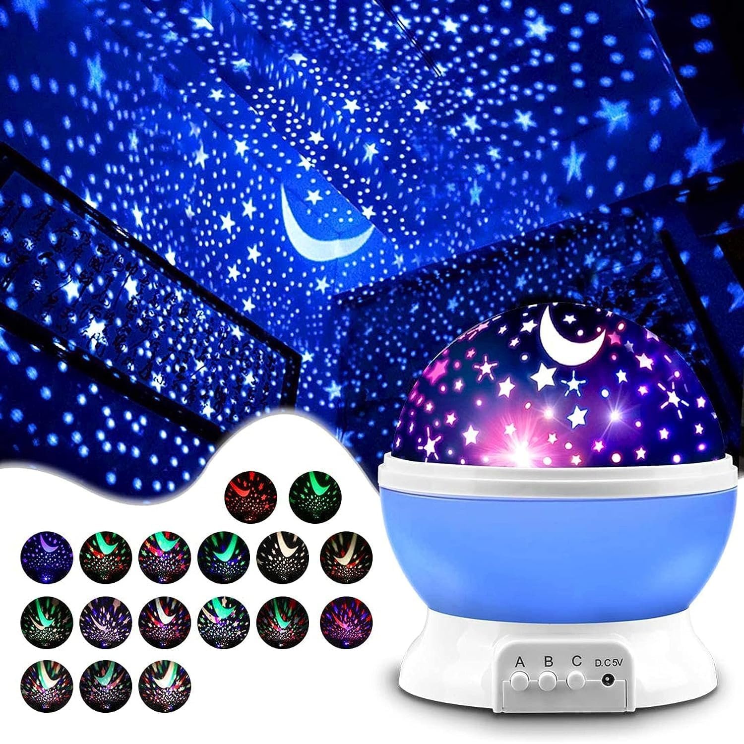 Sky Star Master Night Light Projector Children Kids Baby Sleep Lighting USB Lamp Led Projection - Image 9