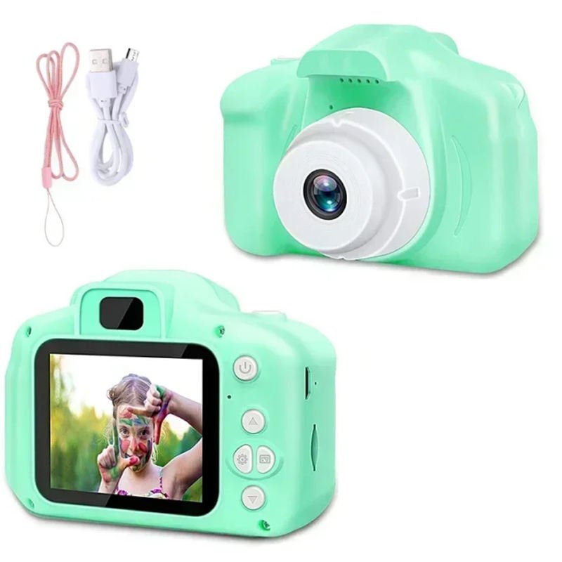 Kids Digital Camera for Children – Cute Mini Toy Camera with LCD Screen, USB Rechargeable Battery, Wrist Strap Included, Easy-to-Use Buttons, Lightweight and Durable Design, Perfect Gift for Boys and Girls for Birthdays, Holidays, Travel, and Creative Play