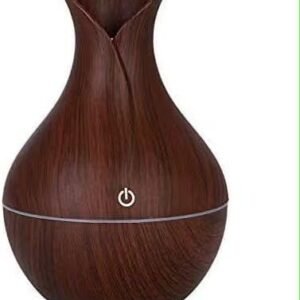 1Pack, Wooden Cool‑Mist Humidifier & Aroma Diffuser – Elegant Timber Design, Ultrasonic Technology, Quiet Operation, 300 ml Tank – Ideal for Home, Bedroom, Yoga, Spa & Aromatherapy