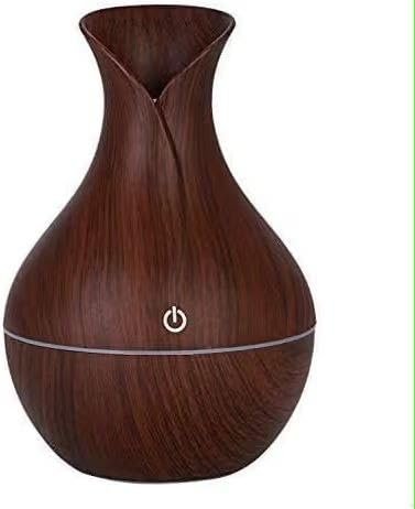 1Pack, Wooden Cool‑Mist Humidifier & Aroma Diffuser – Elegant Timber Design, Ultrasonic Technology, Quiet Operation, 300 ml Tank – Ideal for Home, Bedroom, Yoga, Spa & Aromatherapy