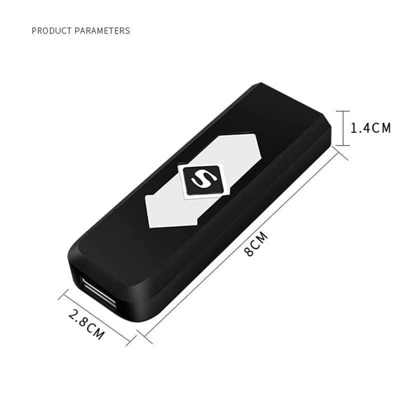 Portable USB Charging Lighter Cigarette Smokeless USB Rechargeable Electronic Windproof Flameless Cigarette Lighter | Pack of 1 - Image 5
