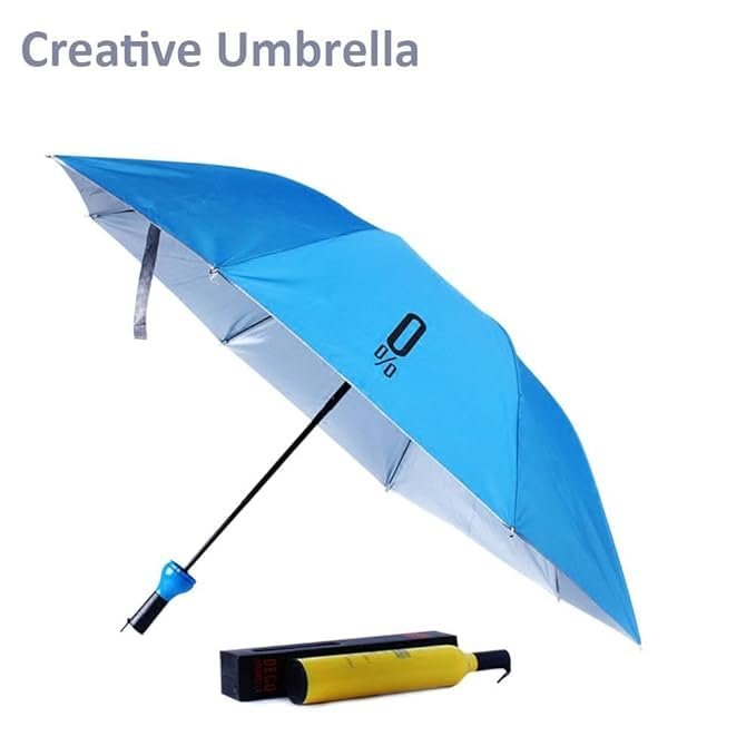 Bottle Umbrella | Wine Bottle Shape Foldable Umbrella with Case | Compact Manual Portable Umbrella for Girl, Women, Men, Kids with Bottle Cover Multicolor Pack Of 1 - Image 4