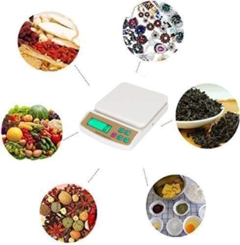 Healthcare Electronic Kitchen Digital Weighing Scale with Tare Function (10 Kg-SF 400A) Maximum Weight Capacity 10 Kg, Color White - Image 7