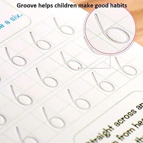 Sank Magic Practice Copy Book for Kids 2-5 Years Magic Shank Reusable Calligraphy Book with English Language for Preschool Kids Practice Writing Copybook 4pcs with 10 rifills - Image 3