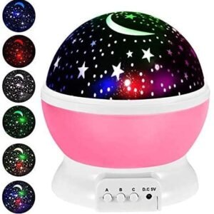 Star Master Dream Rotating Projection Lamp, Turn Any Room Into A Starry Sky Colorful LED Night Light With USB Wire (Multi Color)