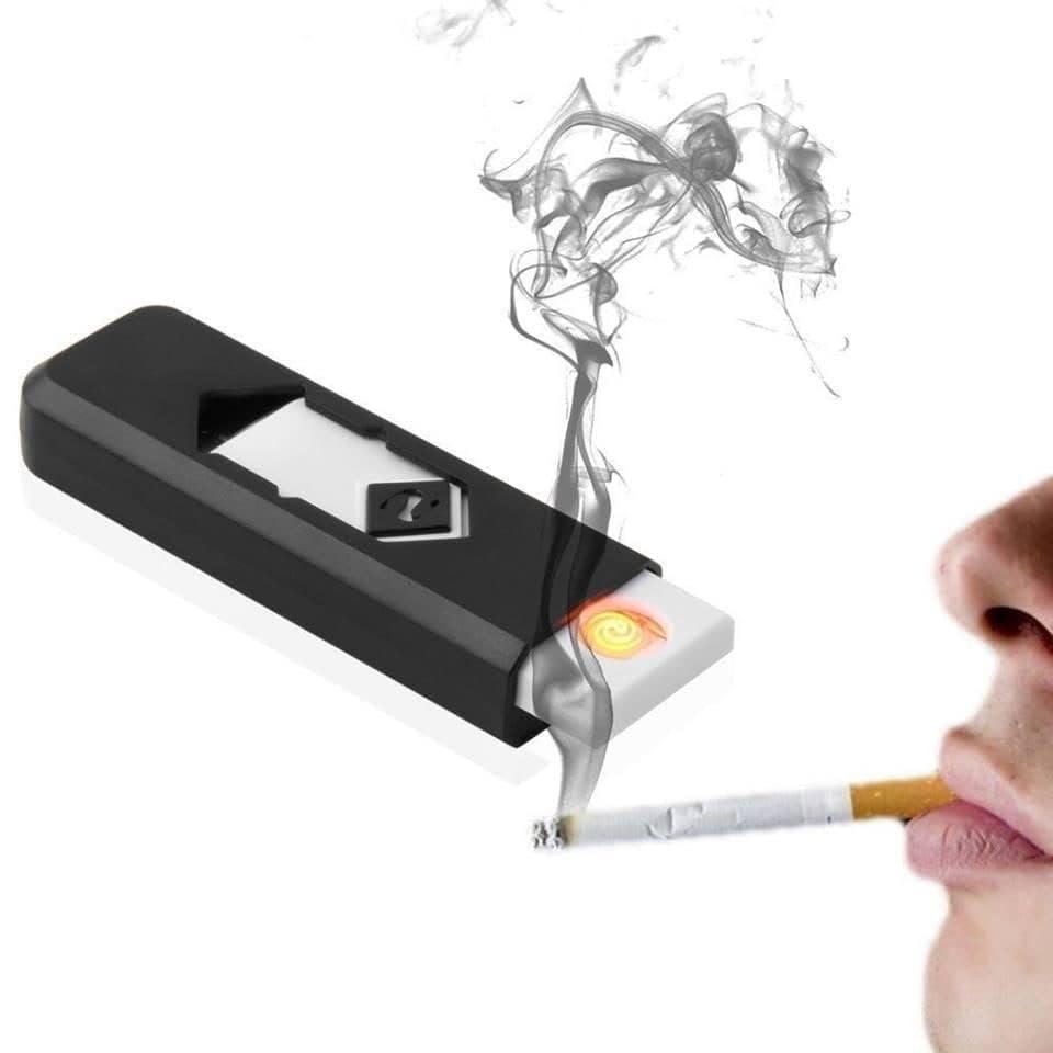Portable USB Charging Lighter Cigarette Smokeless USB Rechargeable Electronic Windproof Flameless Cigarette Lighter | Pack of 1 - Image 6