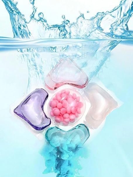 5 in 1 Laundry Pods for Washing Machine (Pack of 20) | Multi-Chamber Detergent Capsules for Front & Top Load | Deep Stain Remover, Fabric Softener & Long-Lasting Fragrance | High Efficiency - Image 4