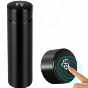 Smart Cup LED Temperature Display Water Bottle – 500 ml | Double-Wall Stainless Steel Vacuum Bottle | Digital Touch-Lid Temp Screen | Hot & Cold Insulation | Gift & Daily Use