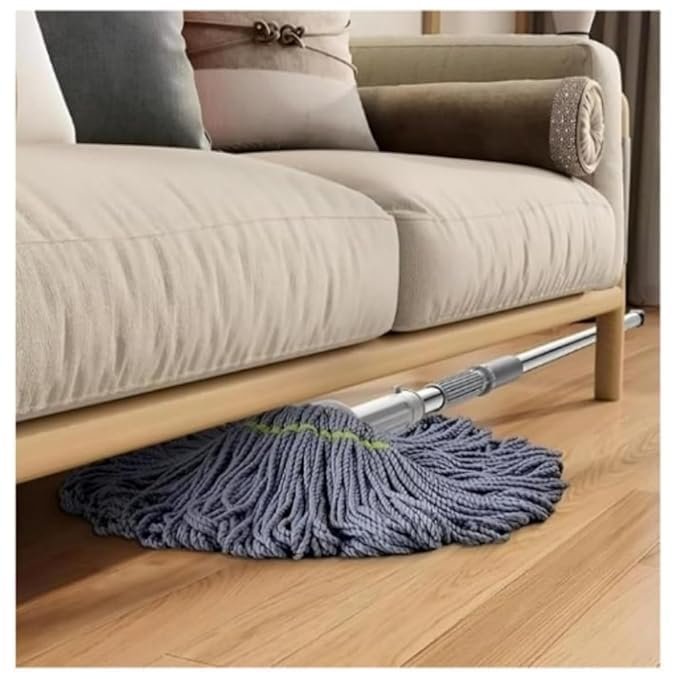 Microfiber Twist Mop for Floor Cleaning, Squeeze Twist Mop Stick, Durable Dust Easy to Use Floor Cleaner, Effective for Hardwood, Tile, and Laminate (Pack of 1) - Image 7