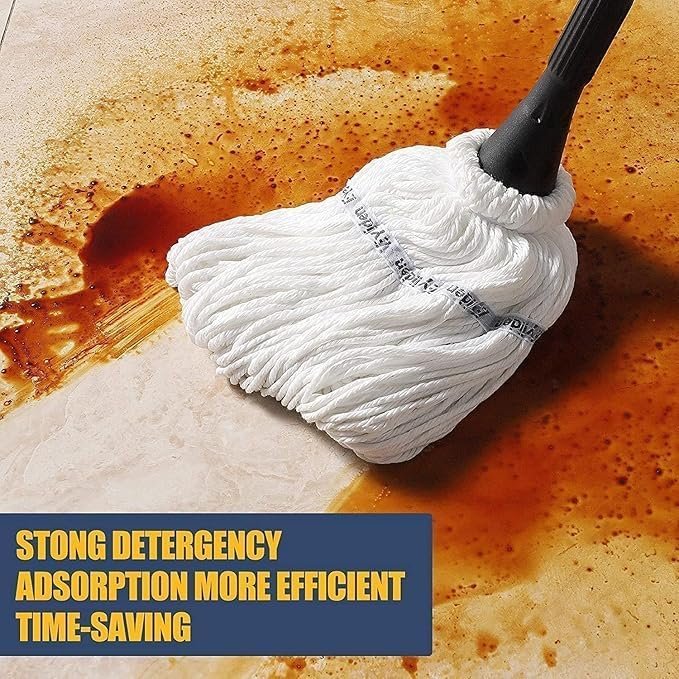 Microfiber Twist Mop for Floor Cleaning, Squeeze Twist Mop Stick, Durable Dust Easy to Use Floor Cleaner, Effective for Hardwood, Tile, and Laminate (Pack of 1) - Image 5