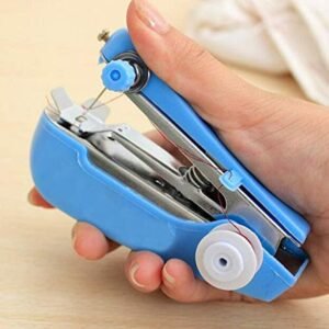 Domestic Sewing/Silai Machine Stitching Tailoring Machine For Garment Cloth Home Household Hand-Operated Menual Stapler Size,Sewing Tool Repairing Accessories (Blue)