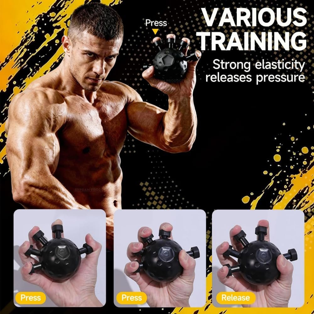 Eagle Claw Hand Grip Strengthener Ball – 20-45KG Resistance, Ergonomic Finger Exerciser for Athletes, Climbers, Musicians, Stress Relief, Therapy & Grip Training - Image 3