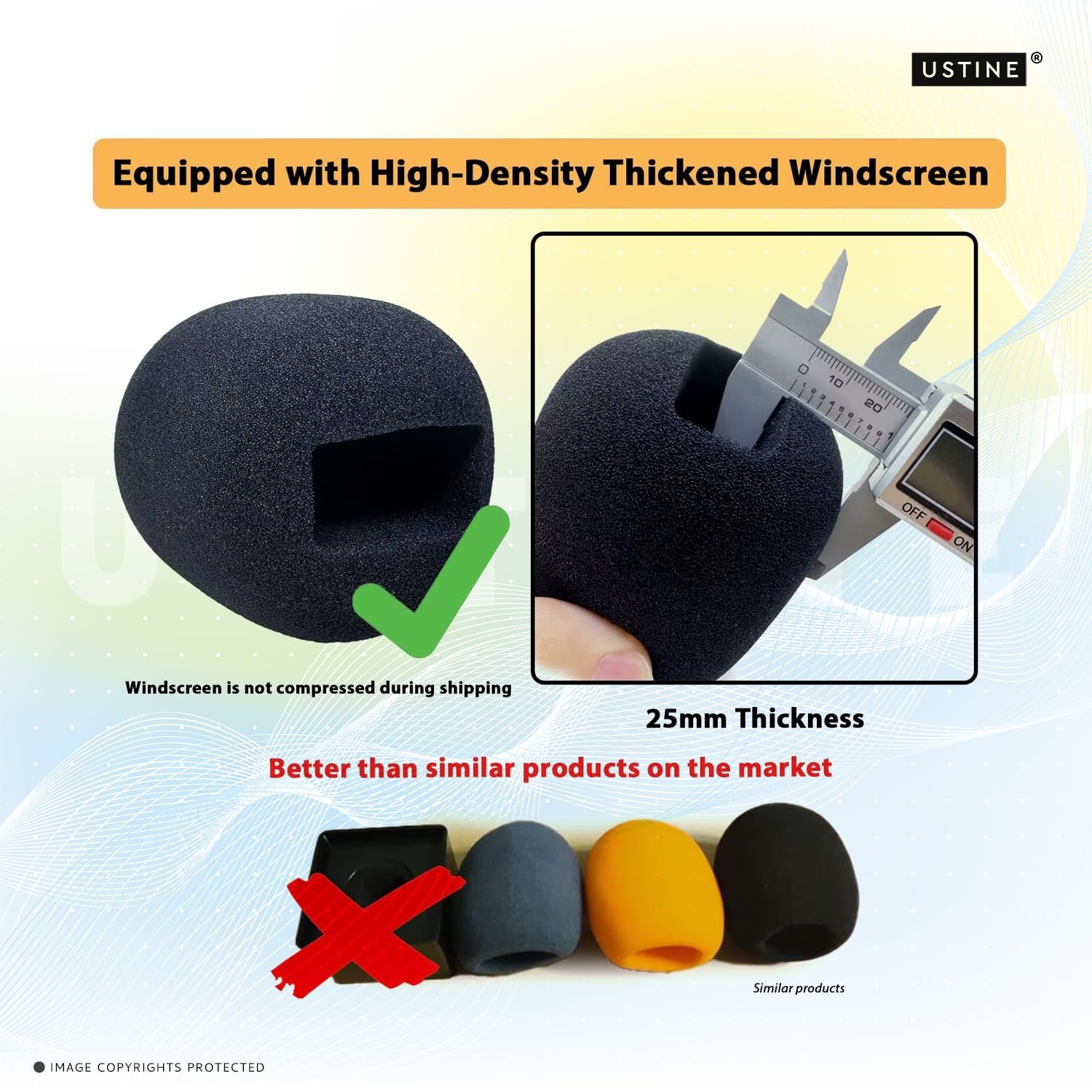 Plastic Interview Mic Handle Stick (Only Handle, No Mic Included) | Compatible with Wireless Microphones | Professional Handheld Grip for Content Creation & Interviews - Image 5