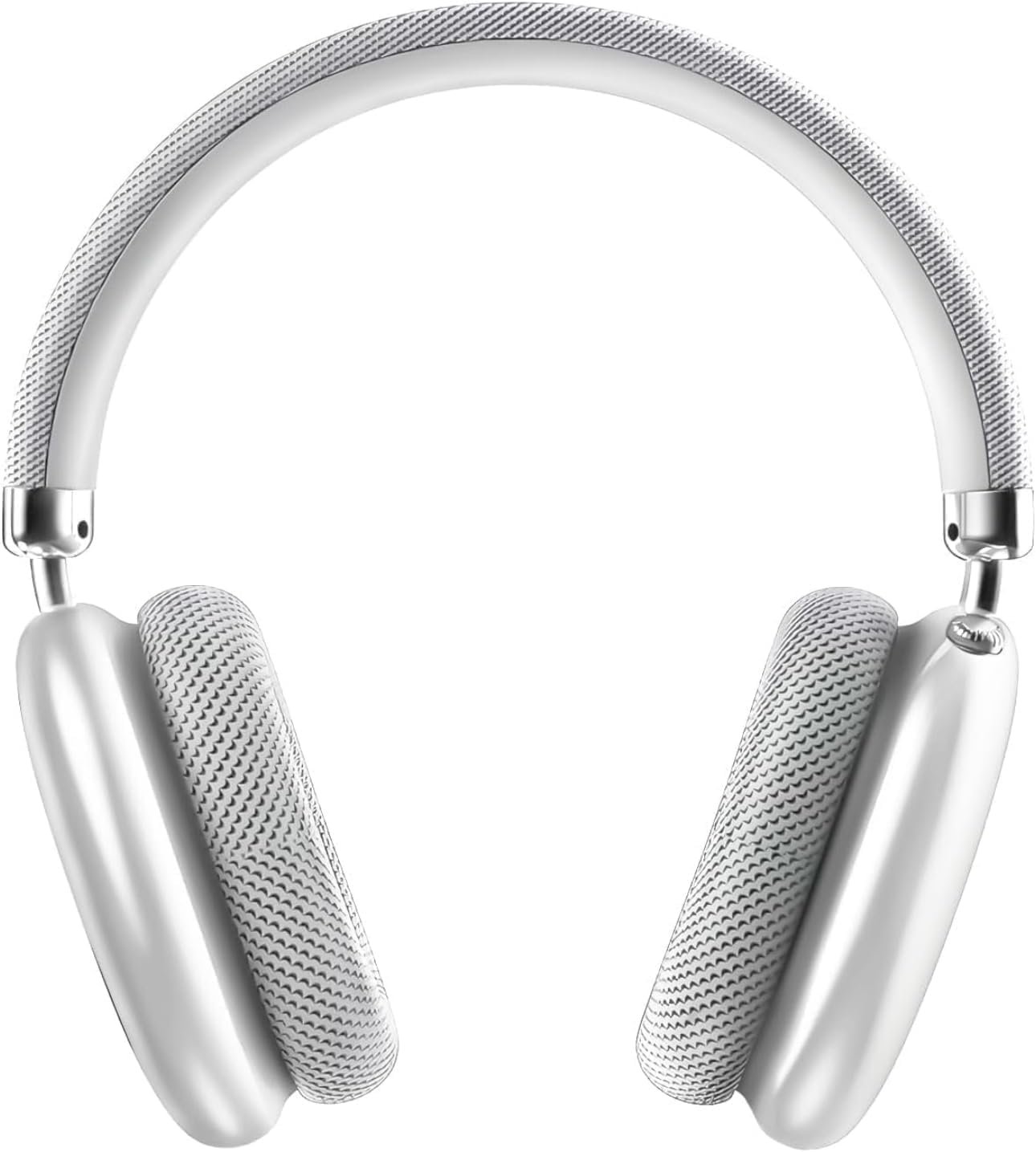 P9 Wireless, Bluetooth 5.1 Over Ear Stereo, Ergonomic Adjustable Design, 24 Hours Battery Life, Hi-Fi Sound, Wireless Headset for Music & Calls Bluetooth Headset with Mic (White)