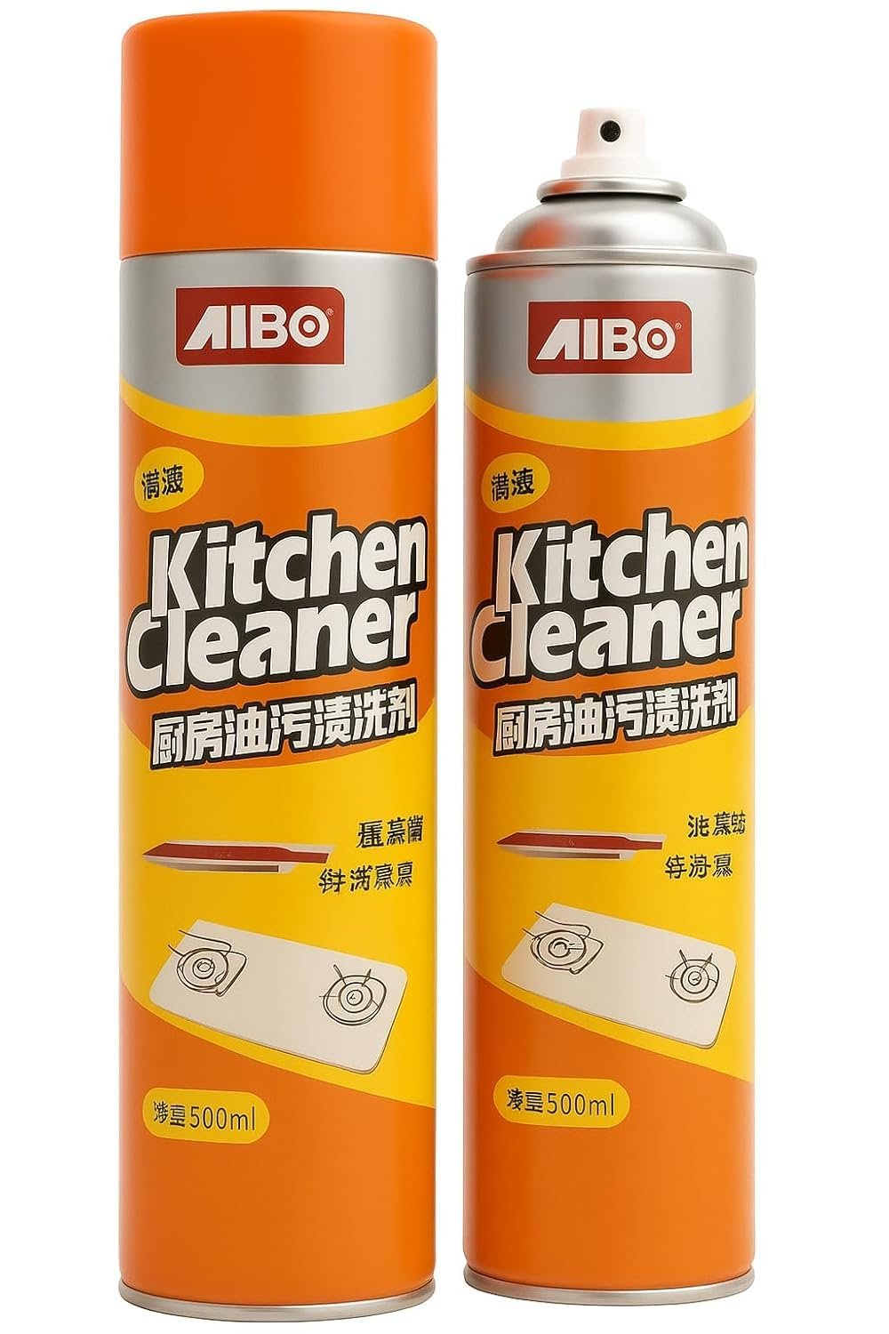 Multipurpose Bubble Foam Cleaner Kitchen Cleaner Spray Oil & Grease Stain Remover Chimney Cleaner Spray Bubble Cleaner All Purpose Foam Degreaser Spr - Image 7