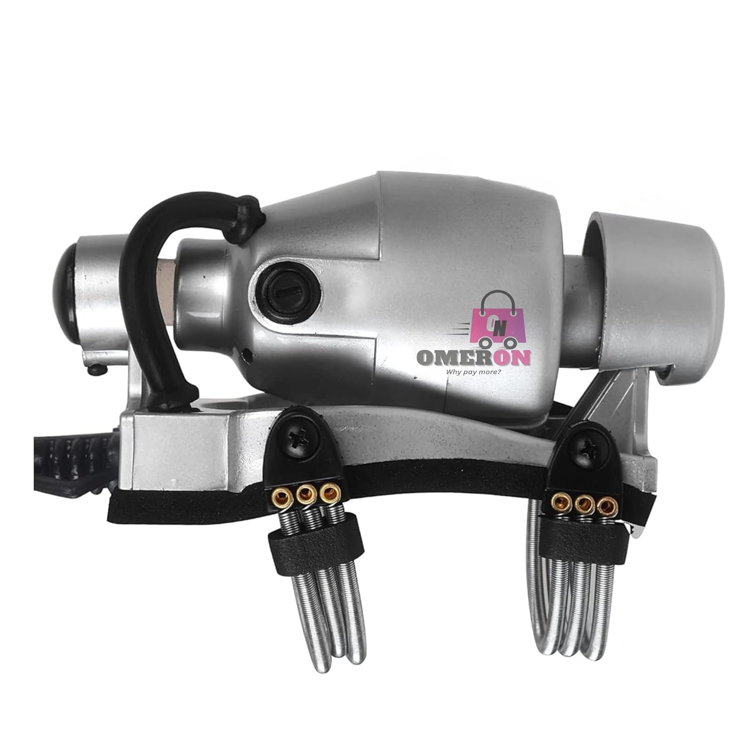 Omeron-10-Year-Warranty-Electric-Comfort-Massager-Dual-Speed-Soothing-Vibration-Wellness-Device-Floating-Action-For-Head-Neck-Shoulder-Back-Arms-Legs- GREY - Image 2