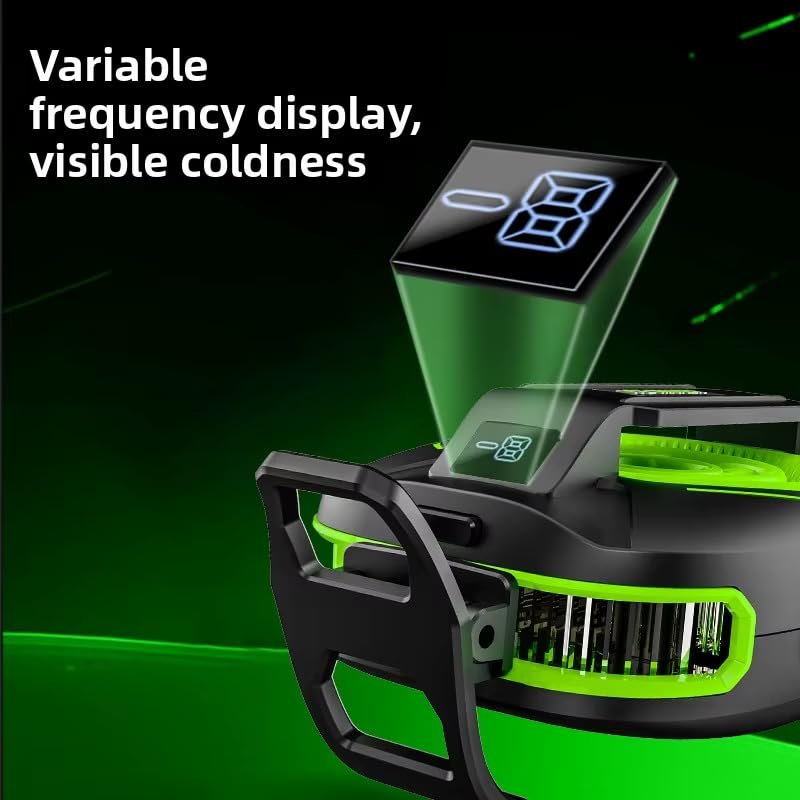 Omeron USB Fan Magnetic Mobile Cooling Fan with 3000mAh Rechargeable Battery, Fast Ultra Cooling Wireless Phone Radiator for Gaming, Freezing Cooler for Android & iPhone Smartphones Use - Image 6