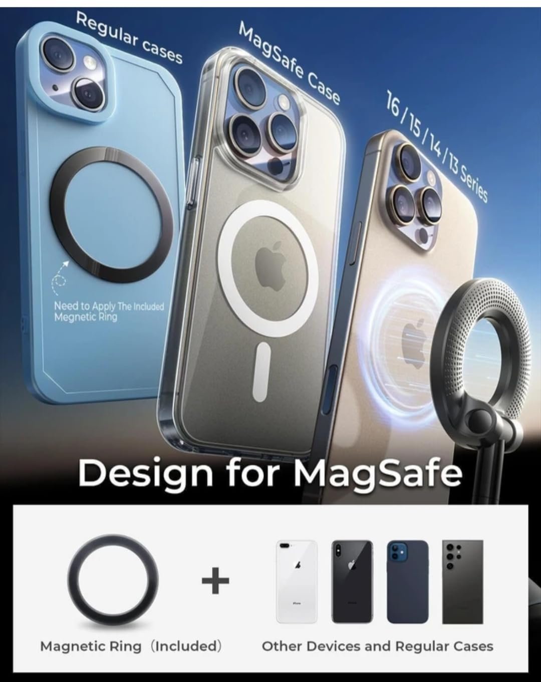 Bnimtm Omeron (1 Year Warranty) Magnetic Vacuum Phone Holder with 360° Rotation – Strong Suction Mount for Car, Gym, Bathroom & Flat Surfaces, Fits All Smartphones - Image 3
